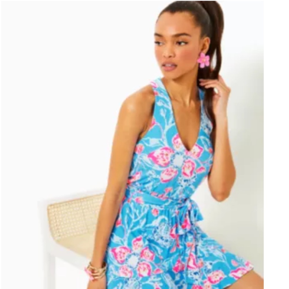 Lilly Pulitzer Camri Halter Romper